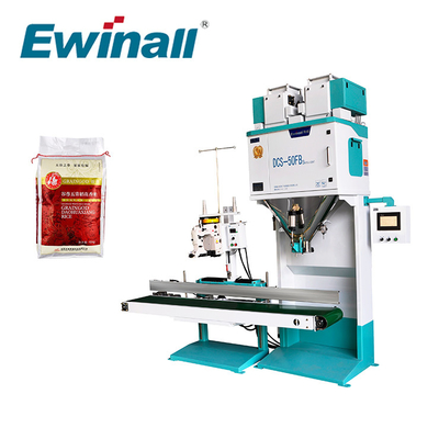 Máquina automática de alta velocidade DCS-50FB3 manual Ewinall da escala da embalagem do arroz