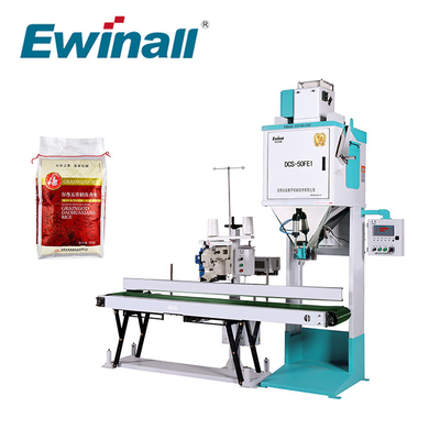 5kg - da máquina automática da escala da embalagem do arroz de 50kg Ewinall uso fácil DCS-50FE1