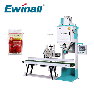 Grande auto CE Bean Packing Scale Stable Sewing da máquina de embalagem do arroz DCS-50FE2