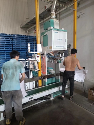 Máquina de embalagem plástica 10 - 50KG 200 - 480bag/H do arroz das pelotas das porcas de PeanutsFeed
