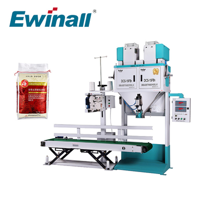 2,5 quilogramas - 15 do grânulo quilogramas de arroz Sugar Bean Packing Machine DCS-15FB1 Ewinall da grão