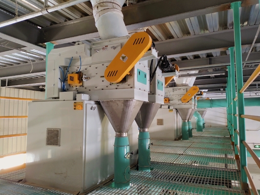 Flowability quantitativo da máquina de embalagem do pó bom para a refeição de feijão de soja da alimentação das aves domésticas