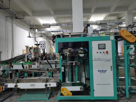 Máquinas de embalagem da grão, saco pequeno elétrico da máquina de embalagem ZDJ-1800 no saco grande, ensaque secundário