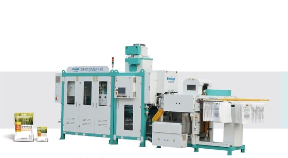 Máquina de embalagem do vácuo do arroz, totalmente automático, produto de empacotamento da unidade de QZB- 700T, vácuo bilateral, selado uma vez