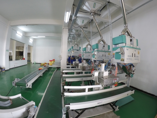 A máquina de embalagem 60HZ das sementes de girassol 1.3KW 300kg semi automática pesa o enchimento