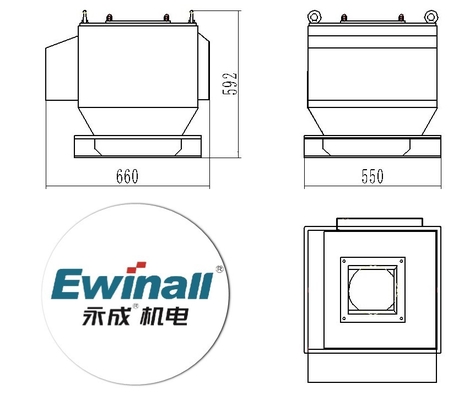 O alimento Batcher de EWINALL fortificou a máquina de mistura 2000kg/do arroz H