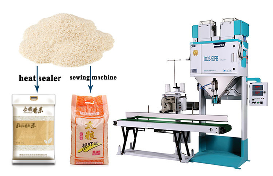 Máquina de embalagem automática 0.5MPa do arroz do peso 1.1KW