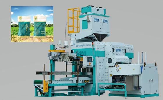 Máquina de embalagem totalmente automático Palletizing 5.5KW do arroz 25kg a 50kg
