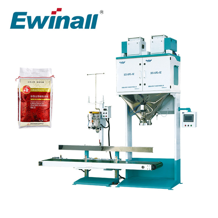 Saco verde automático de Bean Rice Packing Machine With que costura a operação fácil