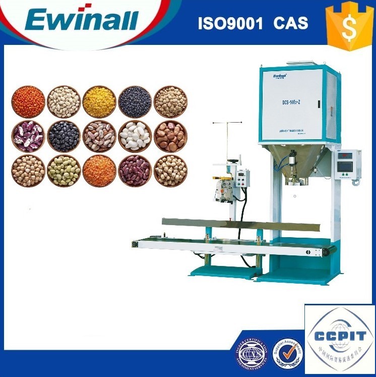 Os feijões de QEMS pulsam os sacos da máquina de empacotamento 240/H 25 do arroz quilogramas de controle do PLC