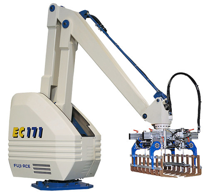 Máquina de embalagem automática robótico industrial da caixa da caixa de Palletizer Eco do saco de 4KVA 100m3/H