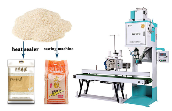 Arroz da soja que pesa os sacos da máquina de empacotamento 240 dos feijões de café/H 50kg CCPTI